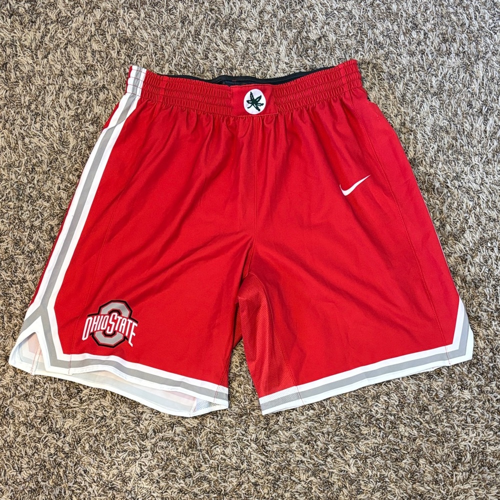Nike Red Ohio State Athletic Shorts